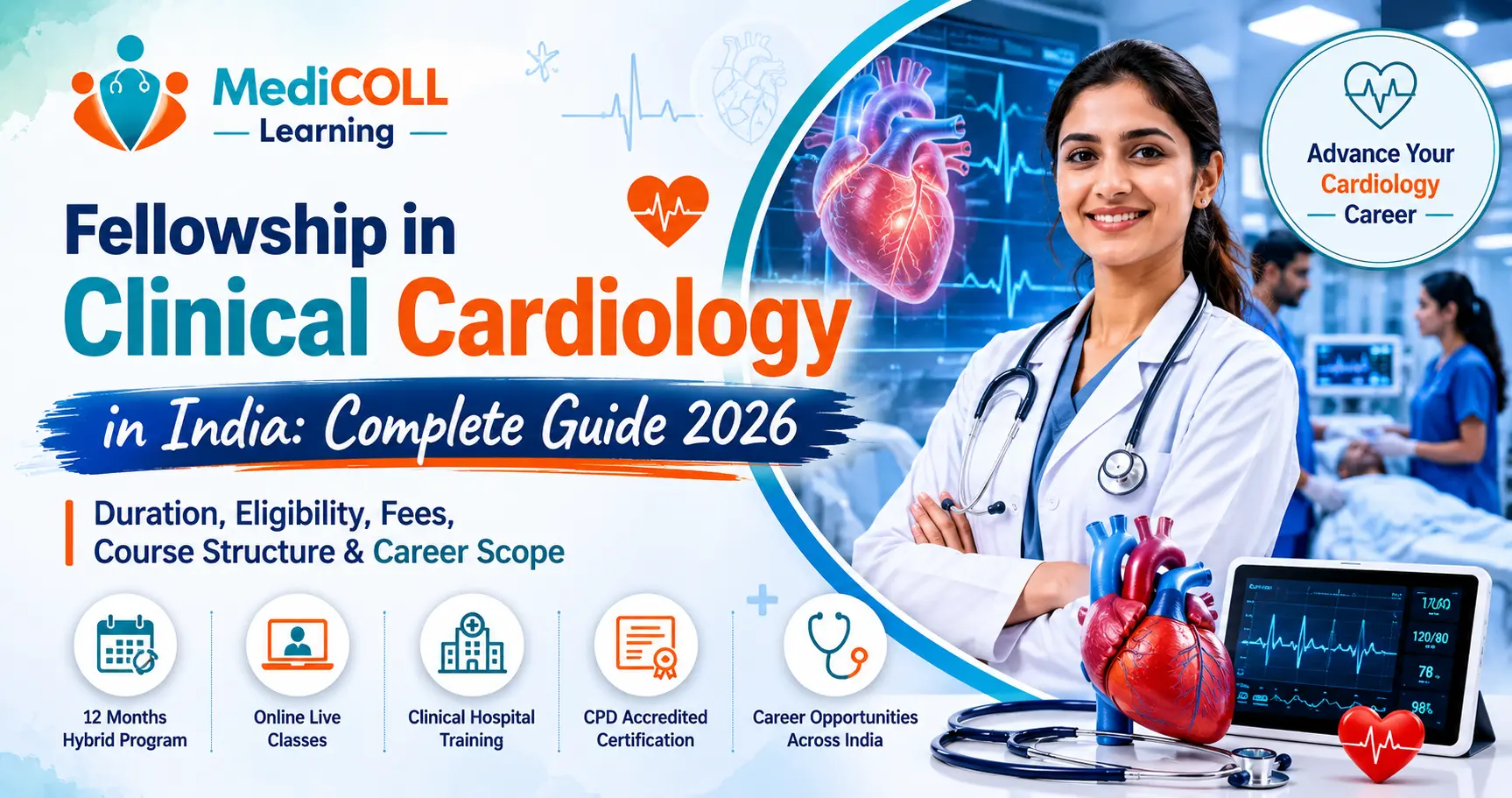 Fellowship in Clinical Cardiology in India: Complete Guide